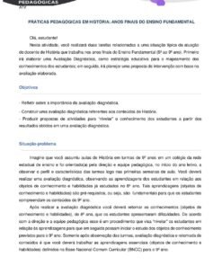 Alternative view of PRÁTICAS PEDAGÓGICAS EM HISTÓRIA: ANOS FINAIS DO ENSINO FUNDAMENTAL